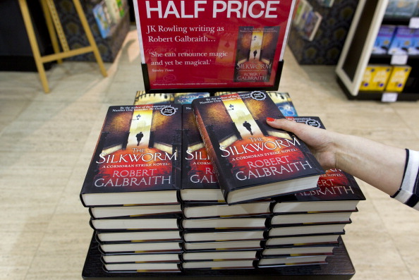 Robert Galbraith's The Silkworm for sale half price